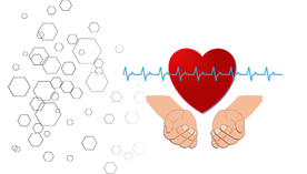 矢量图手捧红心