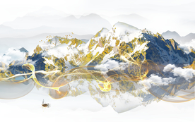 意境山水背景图