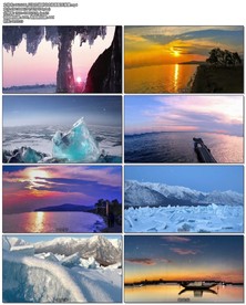 贝加尔湖畔动态视差配乐背景