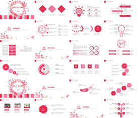 梦幻清新简约工作汇报PPT
