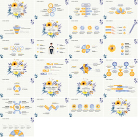 高档春季绿色清新PPT工作汇报