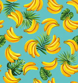 香蕉印花图案