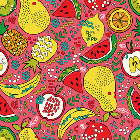 水果印花图案