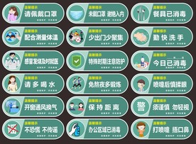 复工复产温馨提示牌
