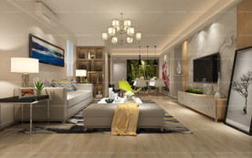 室内空间效果图灯光材质模型打包