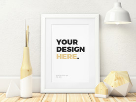 相框装饰样机效果图