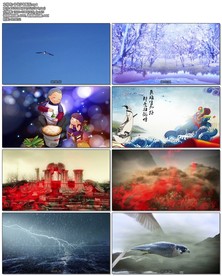 朗诵中华少年配乐led背景