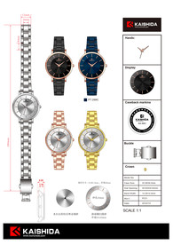 时尚女石英手表