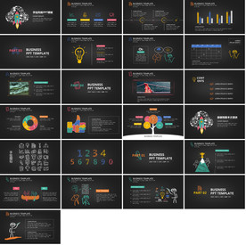 商务时间轴企业发展历程PPT