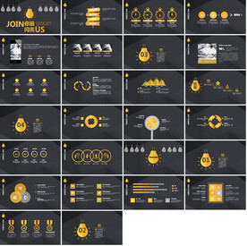 微立体述职报告岗位竞聘PPT