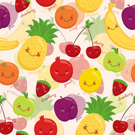 水果印花图案