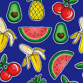 水果印花图案