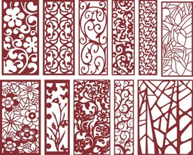 花格 窗花 镂空花纹 屏风 镂