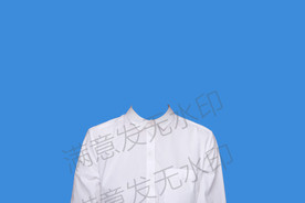 白衬衫女生模板psd证件照