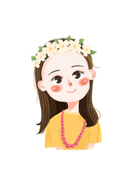 手绘可爱女孩头像