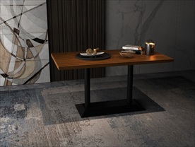 长条餐桌效果图