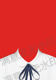 女生白色衬衫模板证件照