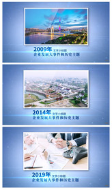 大气简洁科技企业发展历程