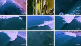 冲浪海岸冒险极限运动海岸线大海