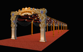 欧式门楼效果图