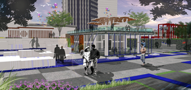 商业广场景观设计分层素材