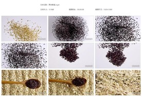 黑米燕麦粮食五谷杂粮豆子谷类