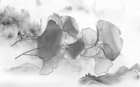 新款新意境山水画 TIF分层