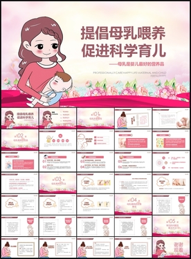 提倡母乳喂养科学育儿PPT