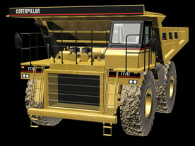 现代美国大型运输车