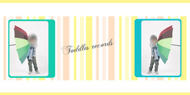 儿童相册模板 炫彩背景