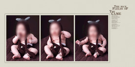 儿童影楼宝贝写真相册模板海报图