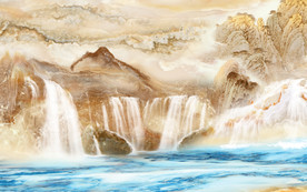 大厅新石纹背景墙 TIF分层