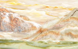 豪华新石纹背景墙 TIF分层