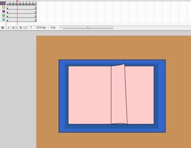 一个翻页的flash动画
