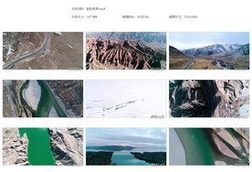 大美西北青海农田山区延时风光