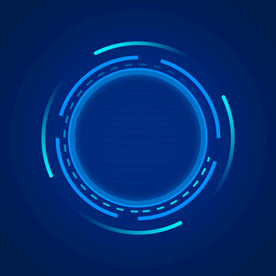 科技数据旋转之圆