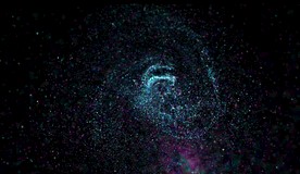 4k旋转粒子视频素材