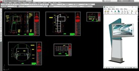 落地标识导识牌