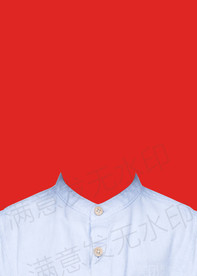 小男孩证件照衣服模板