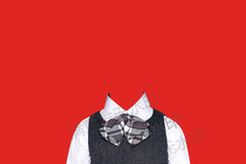 小女孩证件照换衣服素材