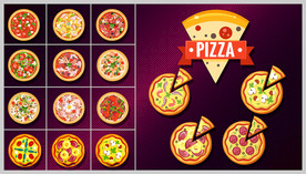 矢量卡通披萨系列