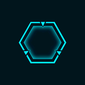 六边形科技框3号