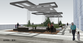 屋顶花园廊架设施