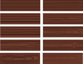 仿红檀木色木纹木板纹理矢量图