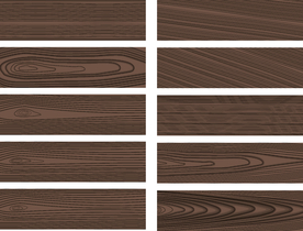 仿黑胡桃木色木纹木板纹理矢量图