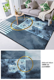 几何地毯