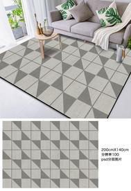 几何地毯