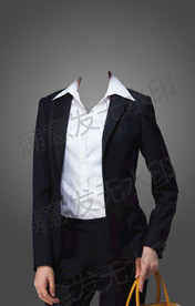 女生半身照片形象照商务照模板