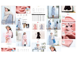 淘宝天猫女装大衣详情页模板