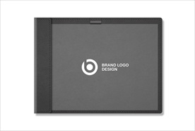 高端皮革文件夹样高清机分层图